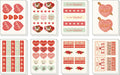 Each set contains 24 sheets of assorted stickers in a reusable tin.