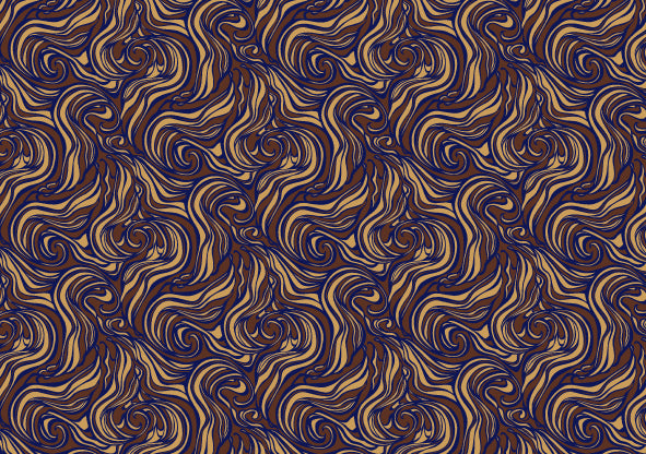 Rossi 1931 Letterpress Gold Metallic Marbled Design Paper- Brown