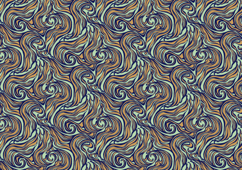 Rossi 1931 Letterpress Gold Metallic Marbled Design Paper- Mint