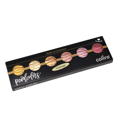 Coliro Pearlcolors Watercolor Set- Vintage- set of 6