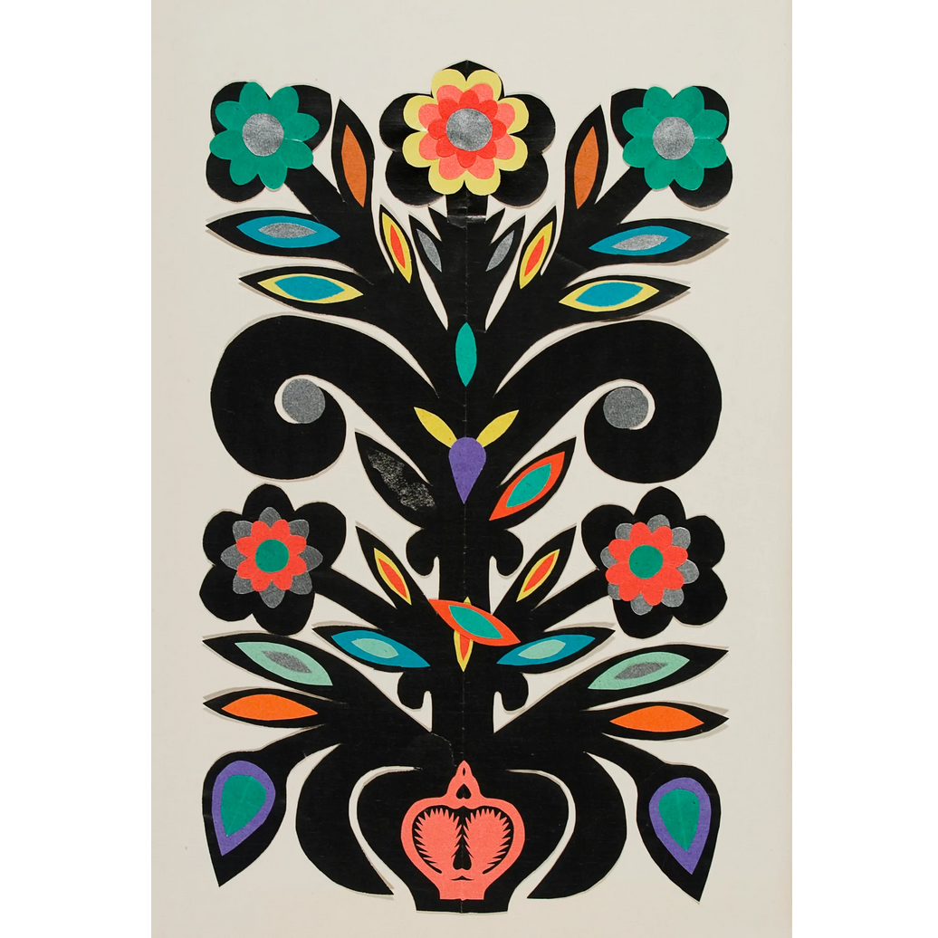 Stanislawa Bakula, Kadzilo, Ostroika, Poland, ca 1960, cut paper. Museum of International Folk Art, gift of the Girard Foundation Collection, Santa Fe. 