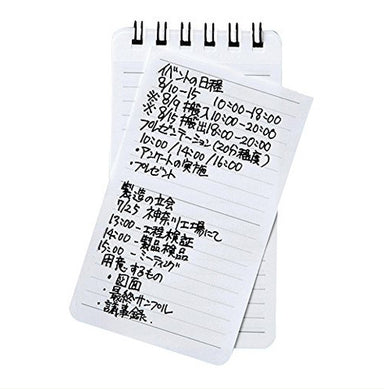Mnemosyne note pads have a blotter page inside the front cover making them the perfect note pad for fountain pen users. 