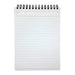 Each 80 GSM page has a "Date/No." and "Title" block in a single line at the top of the page, is lined, and split into 3 sections down the page by solid lines.