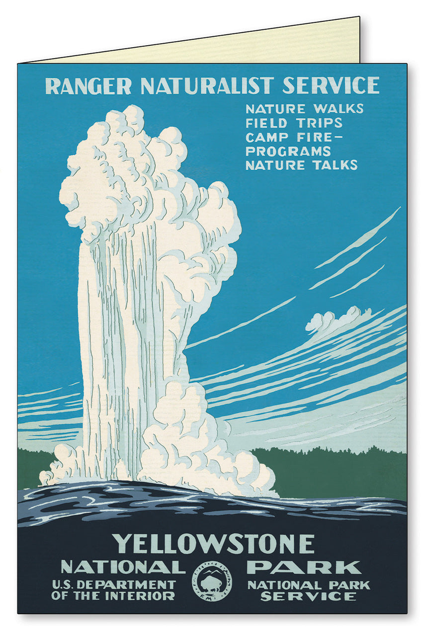 Enjoy Yellowstone's Old Faithful. 