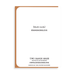 Two Hands Made black silhouette hand thank you card with kraft envelope- back side