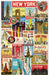 Finished  500 piece puzzle measures 14 by 22 inches.