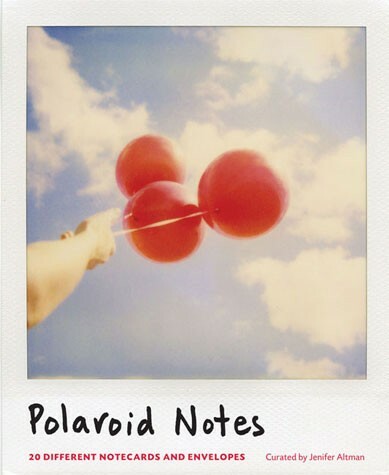 Polaroid Notes features twenty note cards, each with a different Polaroid image. Each and every image evokes that classic "Polaroid style." 