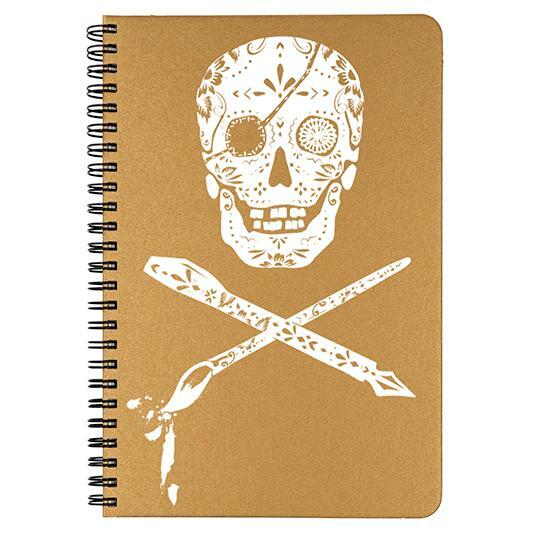 Inspired by Day of the Dead skulls, pirates, and artists!  