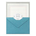 Midori Letterpress  Red and Blue Frame Letter Set