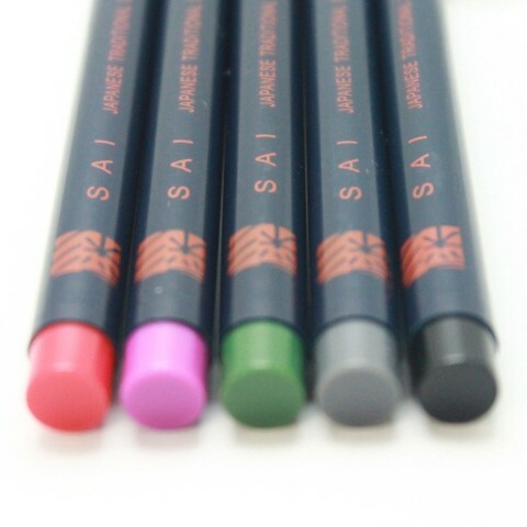 Sai Watercolor Brush Pens- Winter Color Set of 5 (set D)