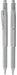Retro 1951 Hex-o-matic Ballpoint Pen- silver