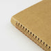 It is bound with gold rings and features a cover made of hearty kraft stock ready and waiting for personalization. 