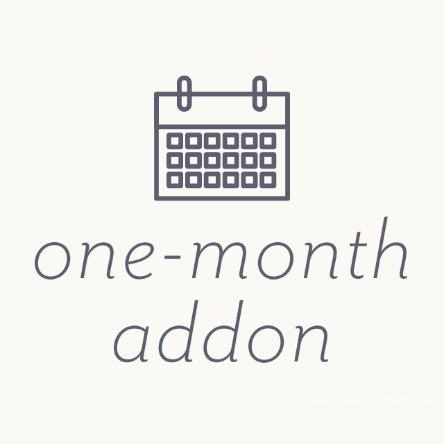 12-Month Undated Monthly Planner