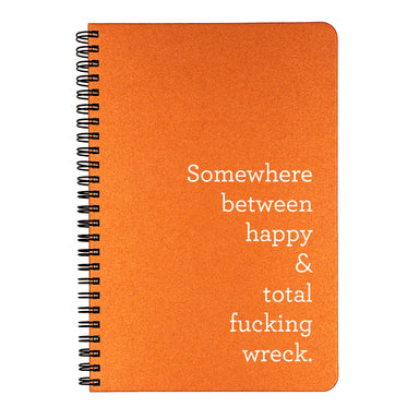 Somewhere Between... small Make My Notebook in copper.