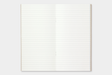 The lined notebook is made of high quality paper. 