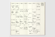 Fill in the TRAVELER'S notebook Monthly Planner Diary Refill with your plans and calendar. 