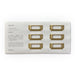 Use TRAVELER'S COMPANY Brass Label Plates to organize your possessions. You can use the adhesive paper on the back of the labels to adhere many surfaces. 