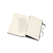 Moleskine Watercolor Notebooks are hardbound and feature heavy, 200 GSM Cold pressed, 25% cotton fiber paper which is ivory-colored and acid-free paper.