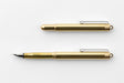 The TRAVELER'S COMPANY BRASS FOUNTAIN PEN has received a couple of changes this year- the clip is now a matte finish instead of a bright, mirror finish. 