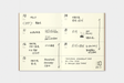 Fill in the Free Diary with your schedule and keep it in your TRAVELER'S Notebook .