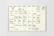 Use the Monthly Planner Diary to keep track of your life in your Midori Traveler's Notebook. 