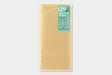 The Traveler's Notebook Three-Fold File is a welcome addition to traveler's who love to carry a map. Cut down a maps of your city of choice to fit inside the folder and away you go! 
