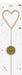 Tops 8 Inch Golden Heart Sparkle Wand