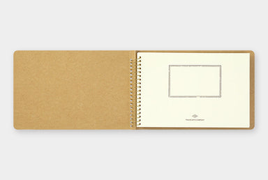 Midori Spiral Ring Paper Pocket Notebook has 16 sheets (32 pockets) of cream colored, MD paper which is resistant to bleeding. 
