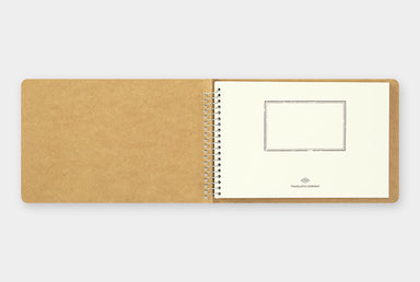 The notebook measures approximately 7.5 by 5 inches (H130 x W193 x D18mm) so it will easily fit in a bag. 